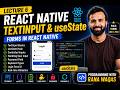 React Native TextInput & useState Tutorial | Forms in React Native for Beginners