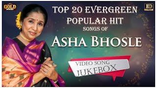 Top 20 Evergreen Popular Hit Songs Of Asha Bhosle Video Songs Jukebox - HD Hindi Old Bollywood Songs