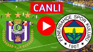 🔴 ANDERLECHT FENERBAHÇE MAÇI CANLI İZLE | eFootball Türkçe Simülasyon