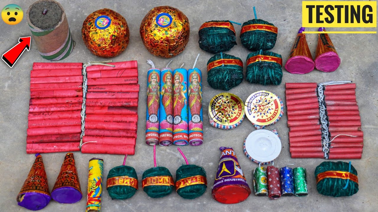 Different Types Of Crackers Tasting || Diwali Fireworks Testing ...