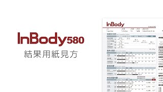 InBody580 結果用紙見方【インボディ・ジャパン】