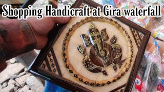 Handicraft shopping at Gira Waterfall, Saputara tour #saputara #girawaterfall