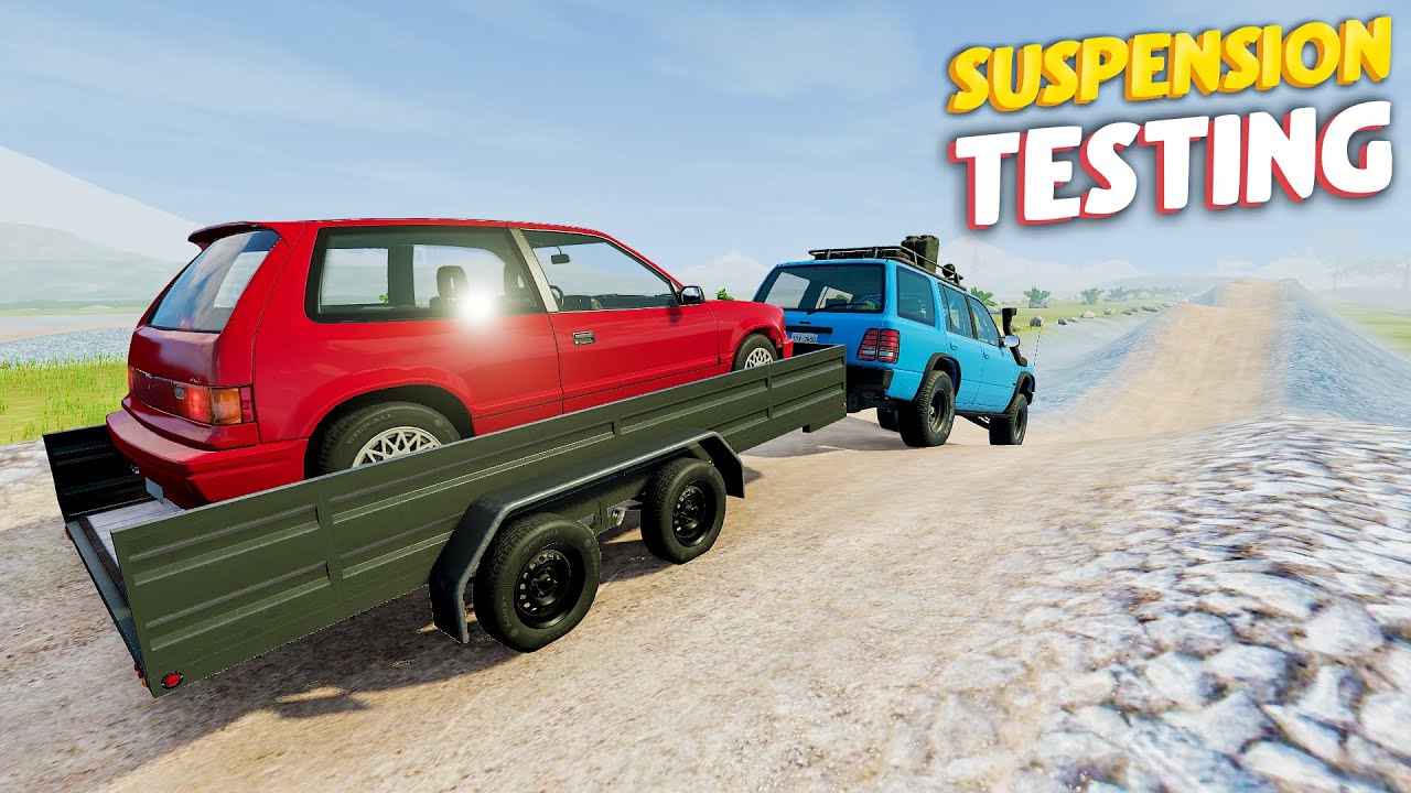 Suspension & Stress Testing Trailer | BeamNG Drive - YouTube