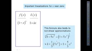4 5 AB Linear Approximations and Differentials (AB topics only)