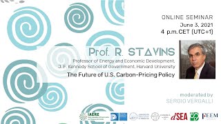 Online seminar | The Future of U.S. Carbon-Pricing Policy by Prof. Robert Stavins
