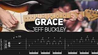 Jeff Buckley - Grace (Guitar lesson with TAB)
