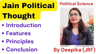 What is Jainism political thought? || Deepika