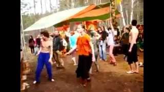 Weird drug festival dancing