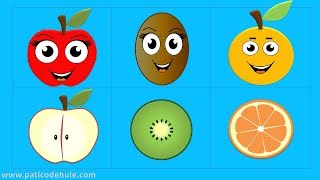 Estrategia de Aprendizaje para niños de preescolar: Relaciones con frutas - Asociaciones con Frutas