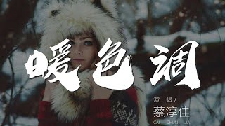 暖色調 - 蔡淳佳『暖色調 不回頭瞧』【動態歌詞Lyrics】