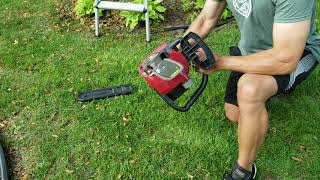 toro powerplex 40 volt electric chainsaw.... cuts like a hot knife through butter.