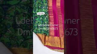 #Mysore #purecrep #Prints #sarees with silk mark tag WhatsApp 9502945673#ytviral @LavishdesignsbyLde