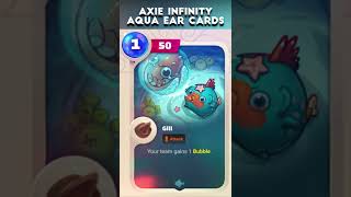 AXIE INFINITY ORIGIN EAR CARD AQUATIC | S20 ENDED AXIE PLAY | AXIE INFINITY #Shorts