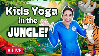 Kids Yoga with Animals & More! - LIVE! 🔴