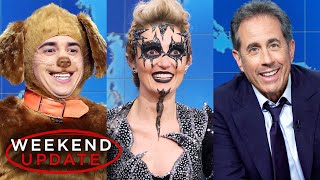 Weekend Update ft. Jerry Seinfeld, Chloe Fineman and Marcello Hernàndez - SNL
