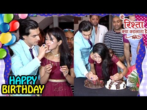 Mohsin CELEBRATES Shivangi S BIRTHDAY On Set Yeh Rishta Kya Kehlata Hai