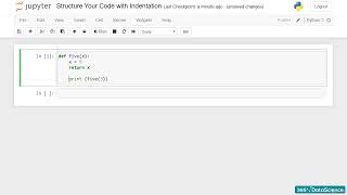 Learn Data Analyst 010 Basic Python Syntax Indentation