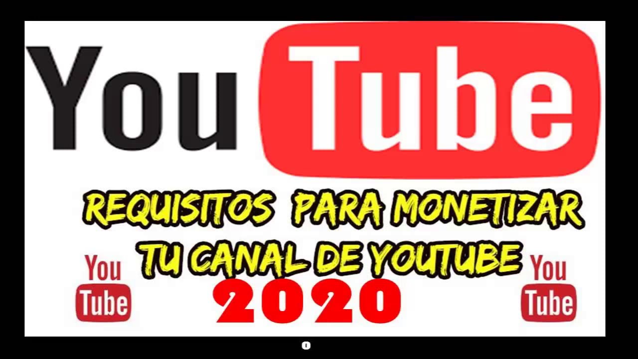 REQUISITOS PARA MONETIZAR TU CANAL DE YOUTUBE #COMOMONETIZAR - YouTube