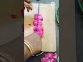 how to string flower veni/diy flower veni making/maalai kattuvathu epadi #shorts