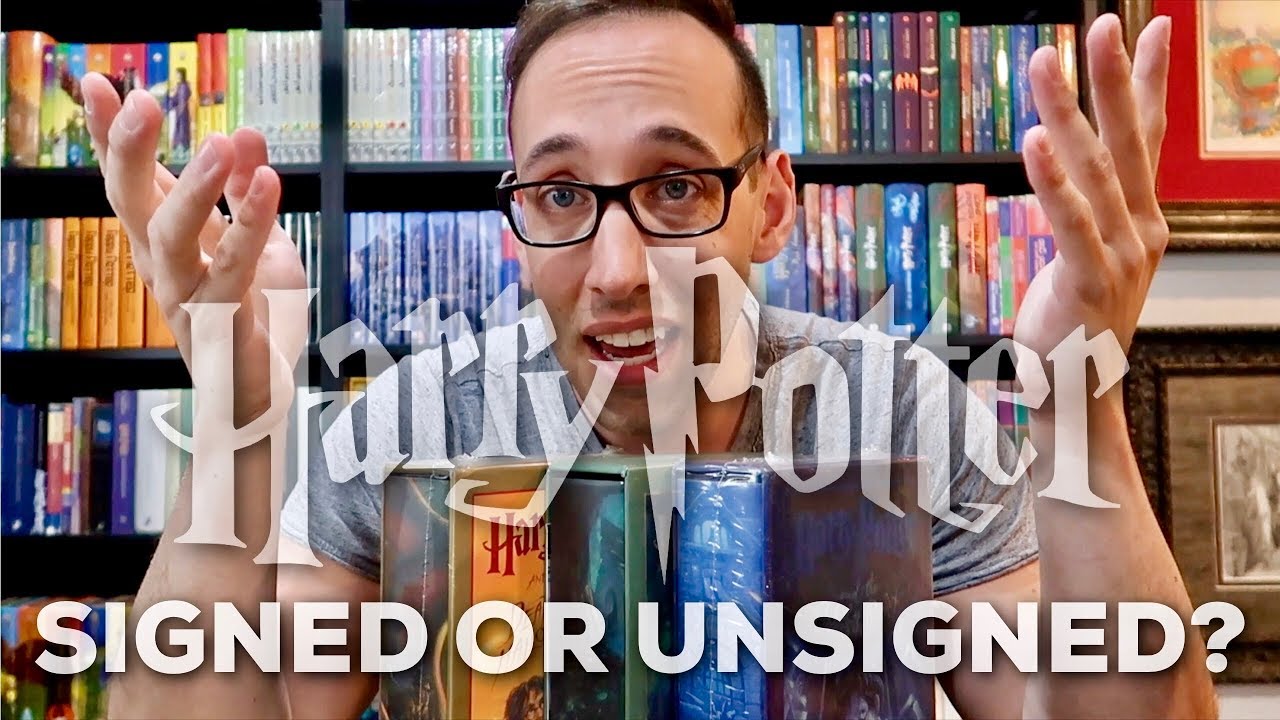 HARRY POTTER SLIPCASE EDITIONS: Are They Signed By J.K. Rowling? PLUS ...