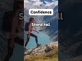 Stand Tall: Even Mountains Started Small #motivation #standtall #shorts  #sucessmotivation