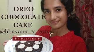 OREO CHOCOLATE CAKE 🍰| Easy making| @Bhavana_s #cake #chocolatecake #food #trending