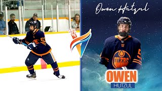 Owen Hutzul - Edmonton Jr. Oilers Blue U18 AAA (AEHL U18) - Defenseman (2006 DOB)