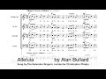 Alan Bullard: Alleluia (Scrolling Score)