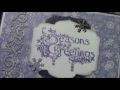 Embossed Pigment Ink Card Tutorial