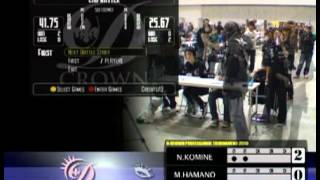 2010 Ladies D-CROWN 第３戦 in 新潟 ベスト8　小峯 尚子　vs　濱野 真衣