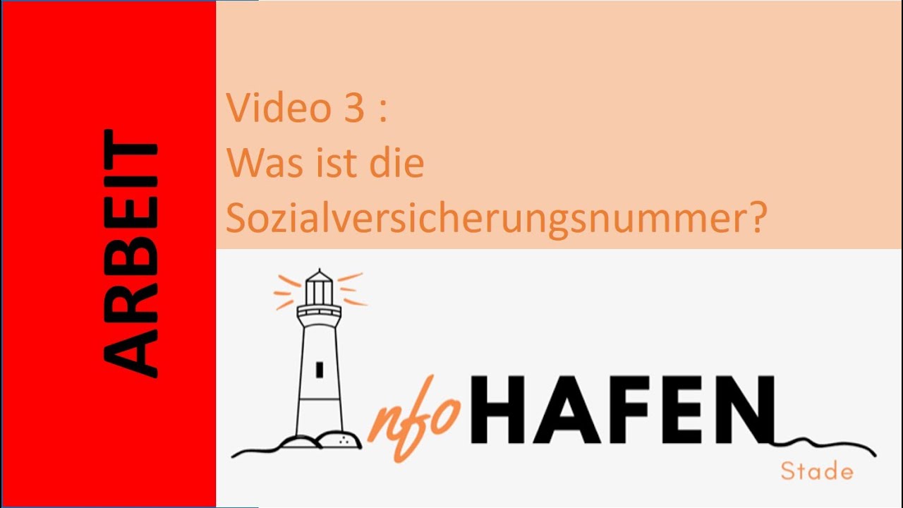 Arbeit Video 3: Was Ist Die Sozialversicherungsnummer? - YouTube