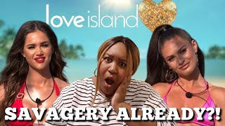 Love Island's Olivia STEALS from Anna-May TWICE! The Savagery Begins| Love Island Season 9 Episode 1