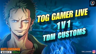 1v1 TDM LIVE BGMI  |1V1 TDM | CUSTOM ROOM |TOGGAMER LIVE #tdm1v1live #shorts #1v1 #shortsfeed #tdm