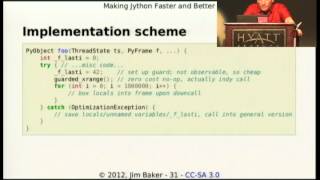 Making Jython Faster and Better