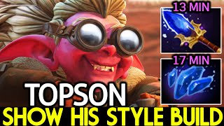 TOPSON [Snapfire] Show His Style Build 13 Min Scepter Dota 2