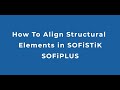 How To Align the Local Coordinate Systems in SOFiPLUS