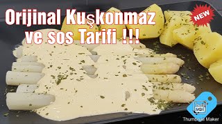 Kuşkonmaz ve sosunun orjinal tarifi ( Spargel und Hollandaise Sauce)