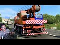 volvo b8r national travels bus driving with steering euro truck simulator 2 telugu