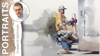 #47 Preparing for Painting (Watercolor Figure in Motion Tutorial)