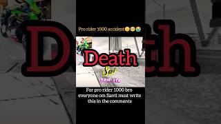 Pro rider 1000 zx 10R accident💔real in Indian bike drive 3d#trending #short#viral#feeds #viralshorts