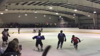 Igloolik vs hall beach penalty shot goal