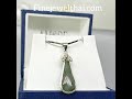 finejewelthai จี้หยก หยกแท้ จี้พลอย พลอยประจำเดือนเกิด jade silver pendant birthstone p3055jd