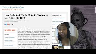 Late Prehistoric/Early Historic Coosa Chiefdoms (1300-1850 A.D.)