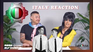Eurovision 2022 - Italy - Mahmood & Blanco - Brividi - First Reaction