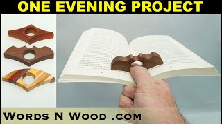 Book Page Holders - simple little stocking stuffers you can make in one evening