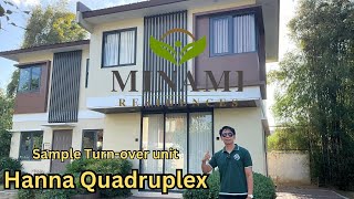 HANNA QUADRUPLEX  |  MINAMI RESIDENCES  |  CORNER LOT  |  END LOT