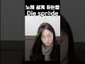 how to sing easily 노래 쉽게 하세요~ die spröde h.wolf 전공생 시험 콩쿨 연주