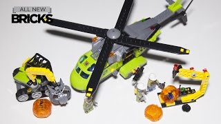 Lego City 60123 Volcano Supply Helicopter Speed Build