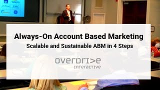 Webinar: Always-On Account Based Marketing