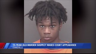 15-year-old murder suspect makes first court appearance in Evansville